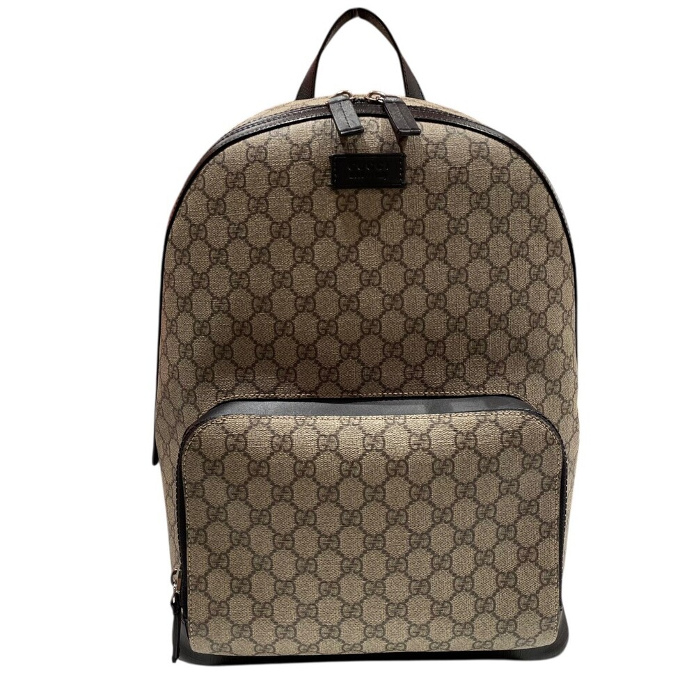 Gucci Leather Backpack Beige